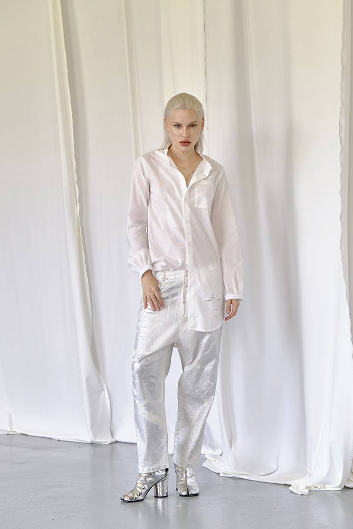 Nostrasantissima Pantalone Cracked Mirror Online