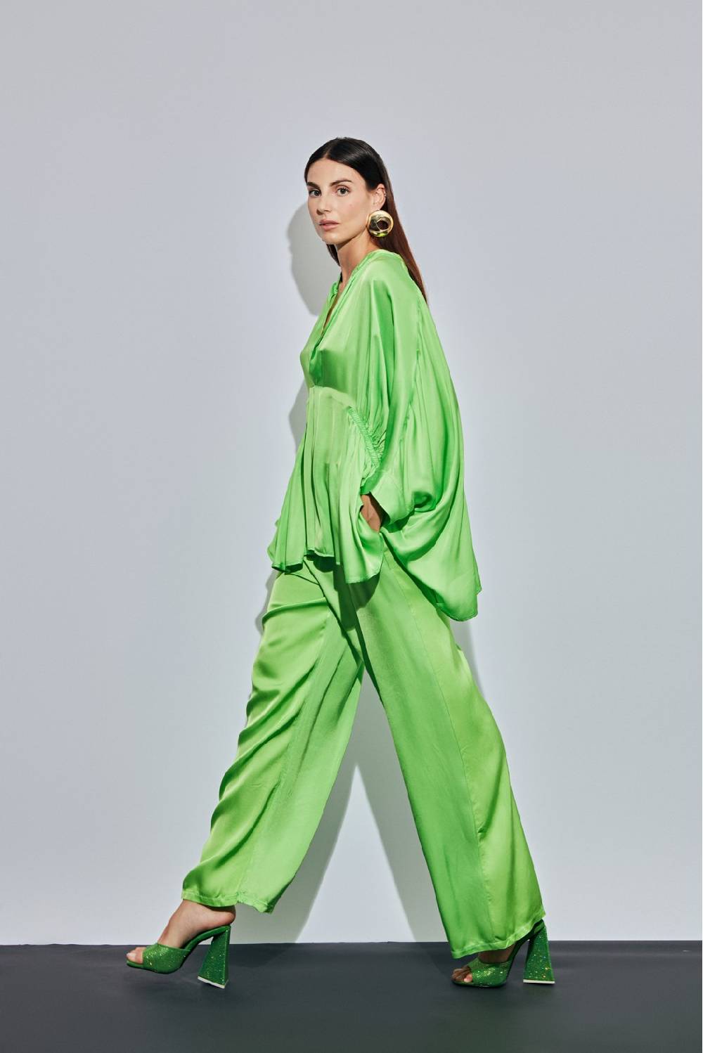 Odì Odì RAVELLO 240S4F2 PANTALONI VERDE Online
