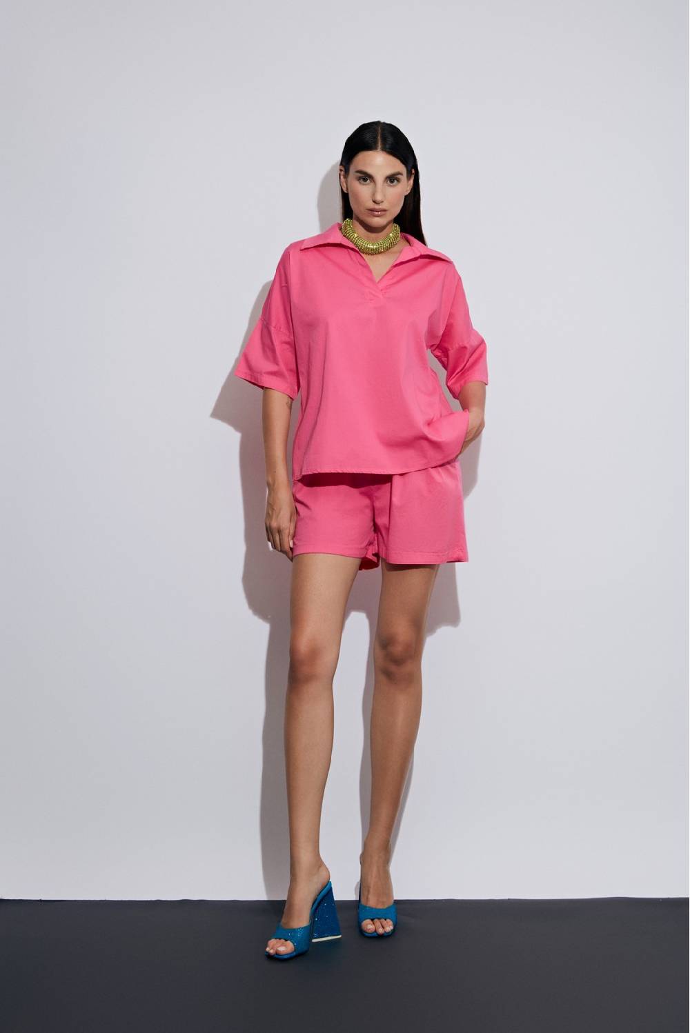 Odì Odì PRAIANO 570S4G8 CAMICIE e BLUSE ROSA