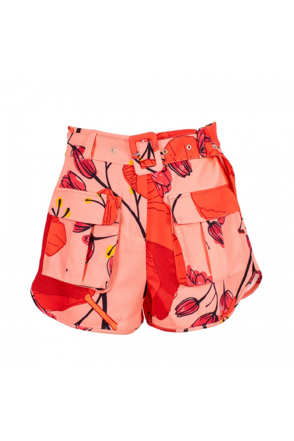 Odì Odì ERNESTINE 090S406 SHORTS FIORE ROSA/ROSSO 3471 2025