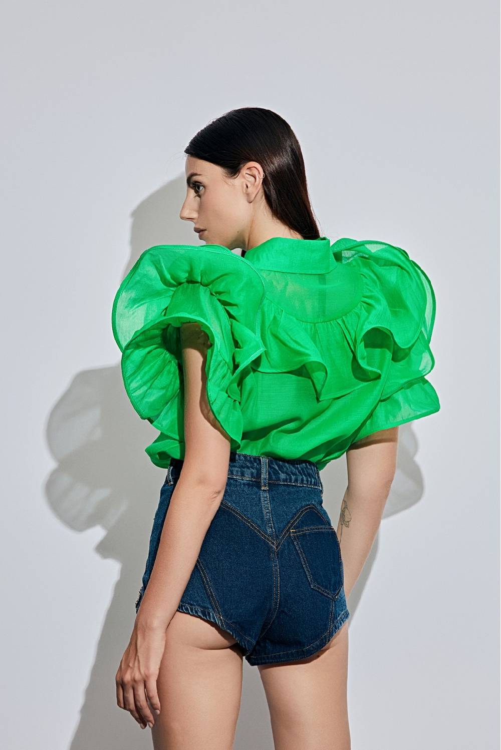 Odì Odì CHIAVARI 250S4F2 CAMICIE e BLUSE VERDE Fino Al -60%