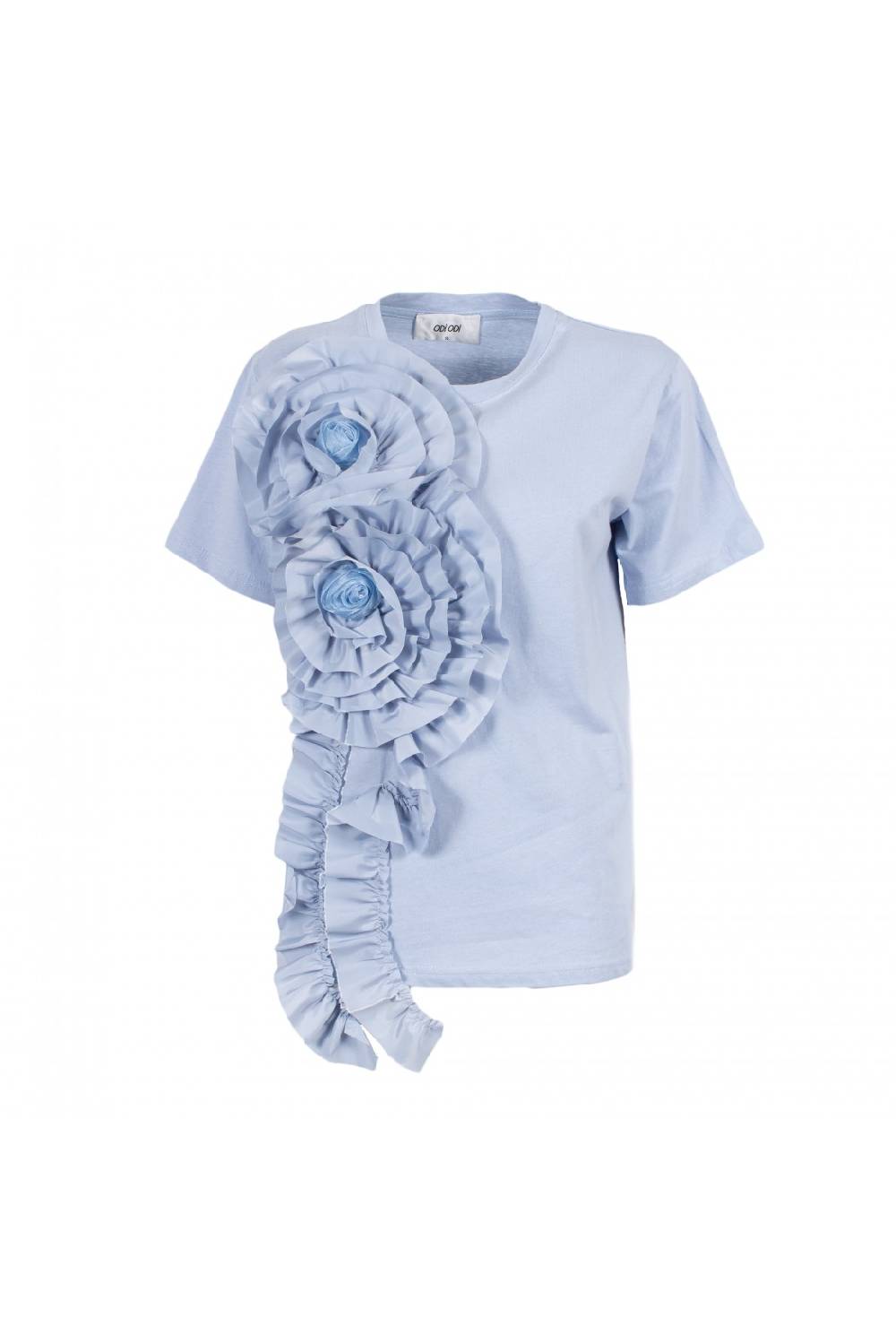 Odì Odì BONEA 000S4D7 T-SHIRT CELESTE Sconto
