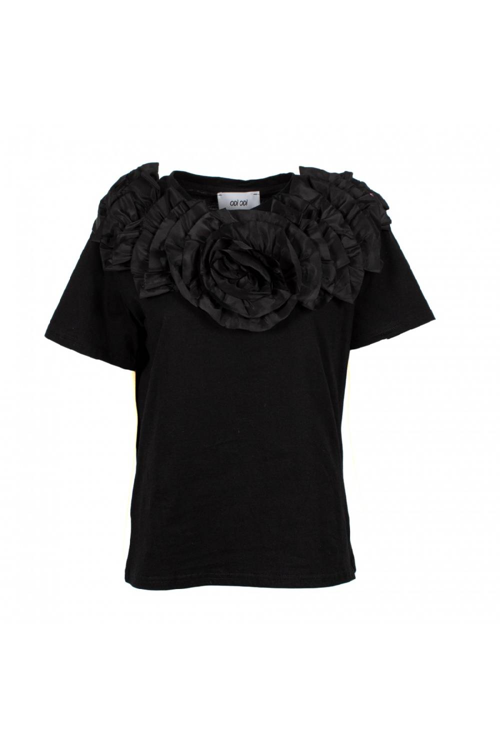 Odì Odì BOGLIASCO 000S4D6 T-SHIRT NERO Economico