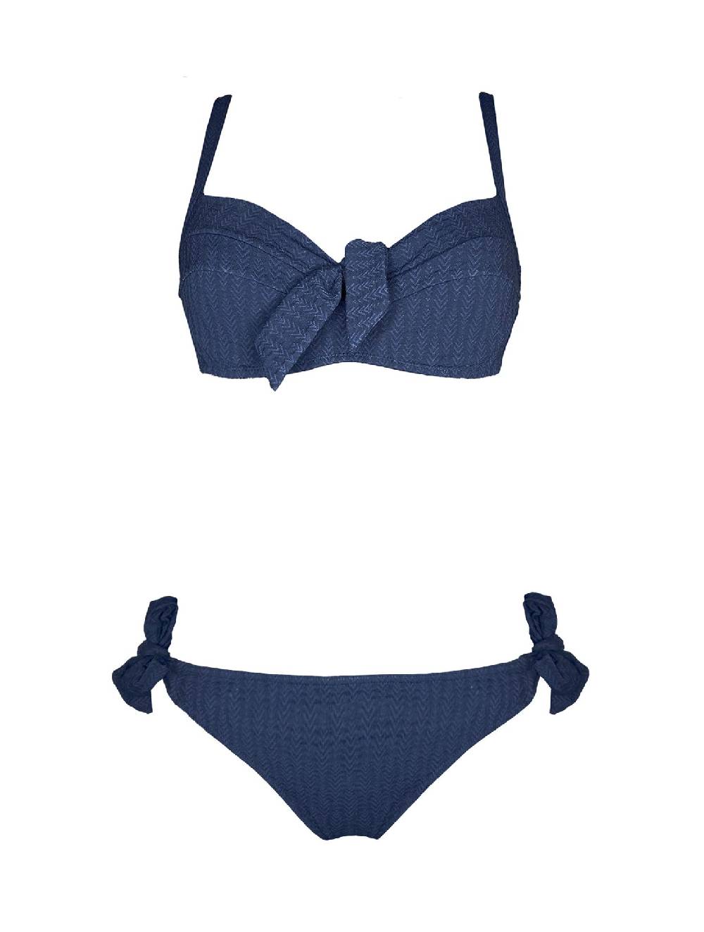 Olivia Gold Reggiseno a balconcino + Slip annodato Sottocosto