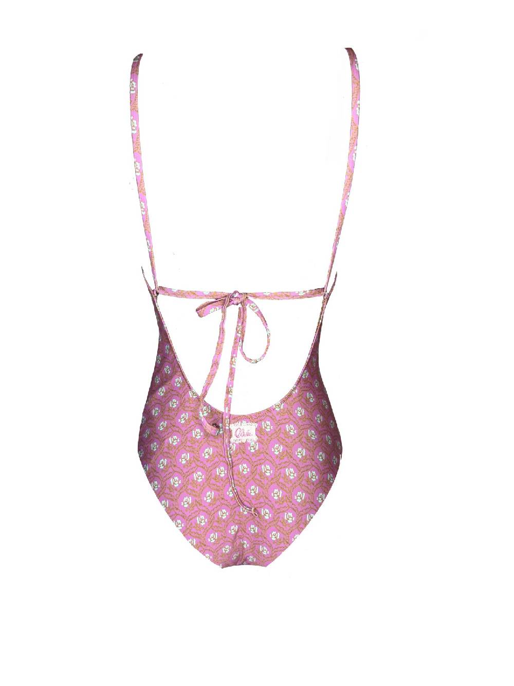 Olivia Gold Intero con scollatura e accessorio centrale Online