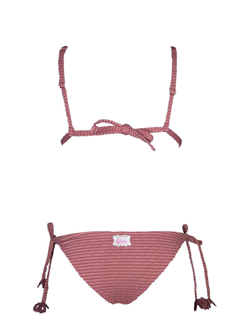 Olivia Gold Reggiseno triangolo fisso + Slip a vita bassa In Vendita