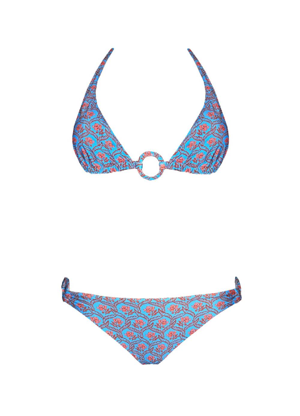 Olivia Gold Reggiseno triangolo + Slip con accessori Italia