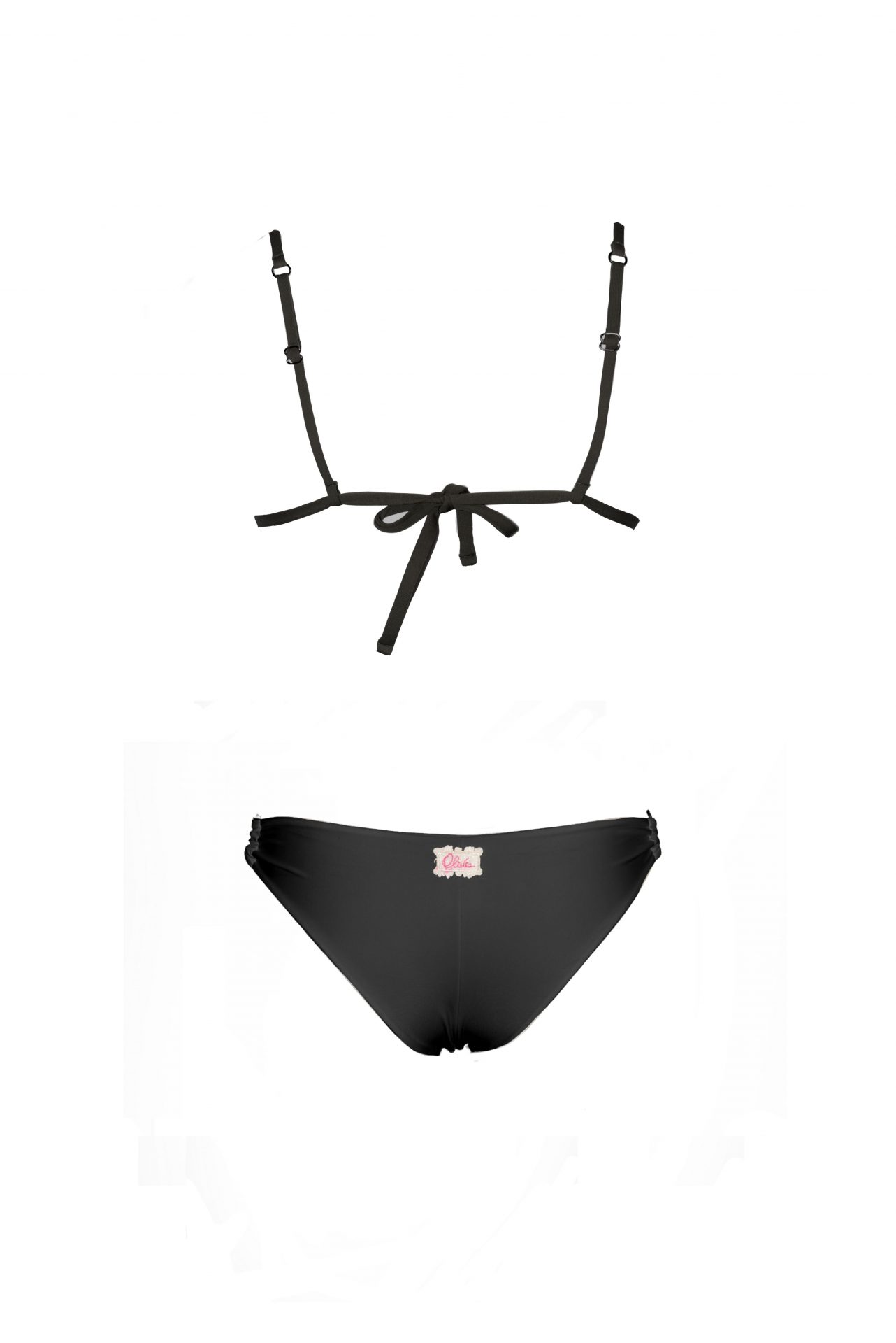 Olivia Gold Triangolo push up + Slip con anelli Hotsell