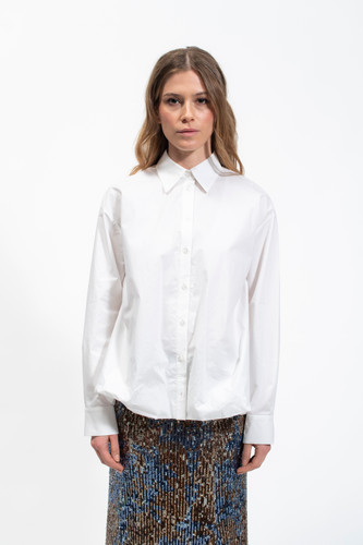 Olla Parèg CAMICIA OVER IN POPELINE DI COTONE Prezzo Ridotto