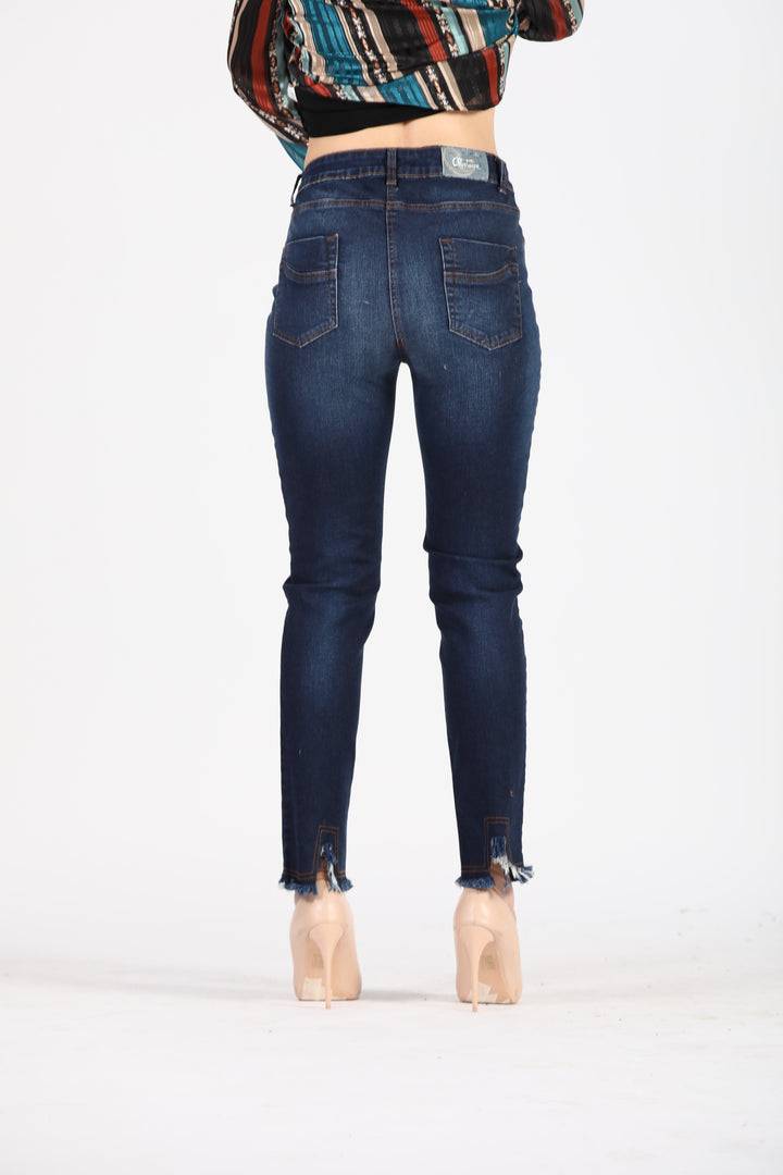 Oltre Tempo Jeans basic un bottone In Saldo
