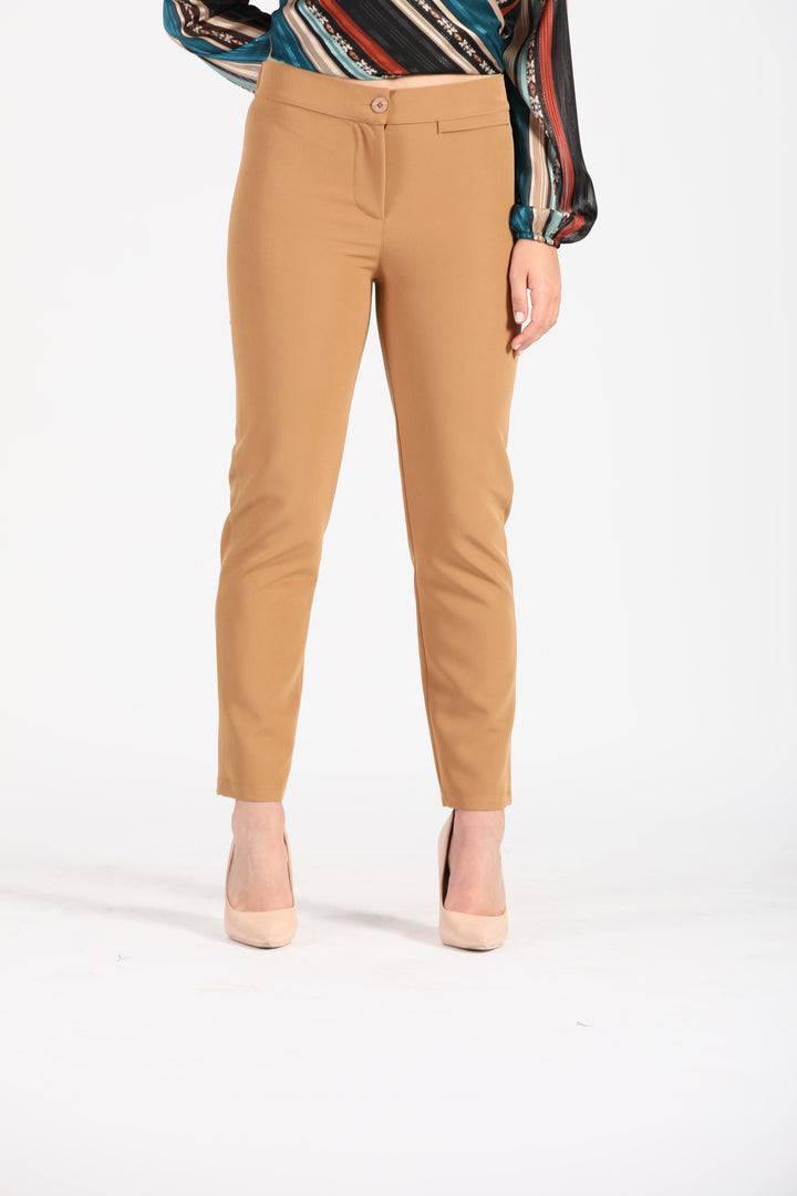 Oltre Tempo Pantalone con elastico in vita e frisi sulla sinistra Italia