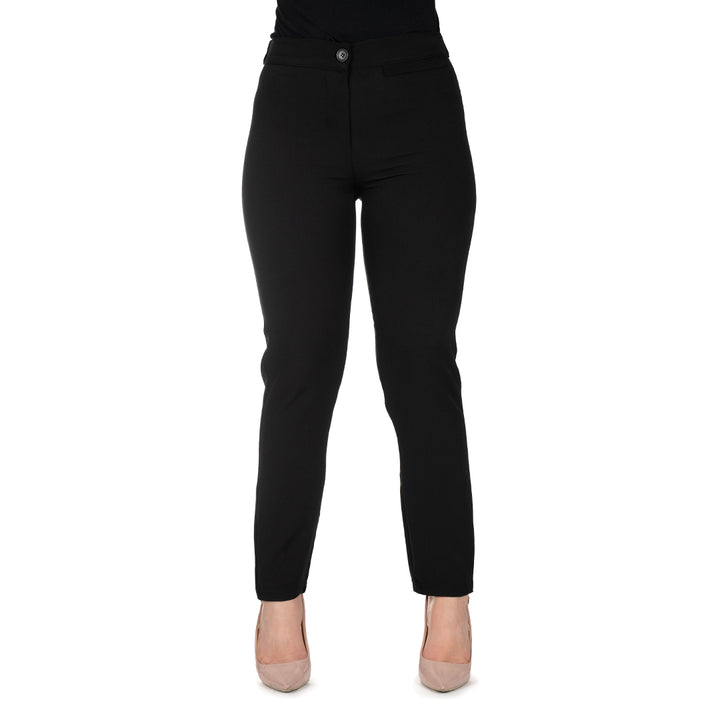 Oltre Tempo Pantalone con elastico in vita e frisi sulla sinistra Italia