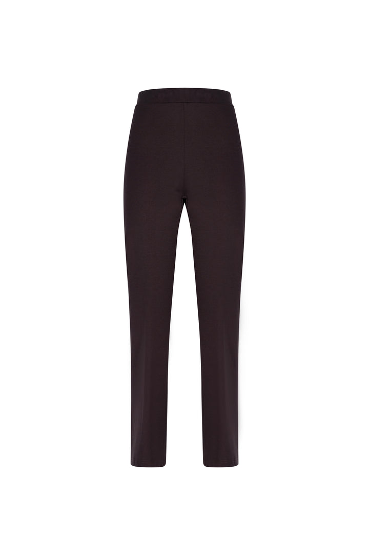 Oltre Tempo Pantalone gamba dritta in punto milano di viscosa Soddisfazione Garantita