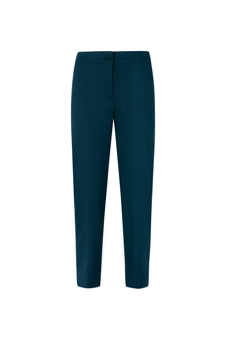 Oltre Tempo Pantalone in punto milano con fintone ed elastico in vita Fino Al -60%