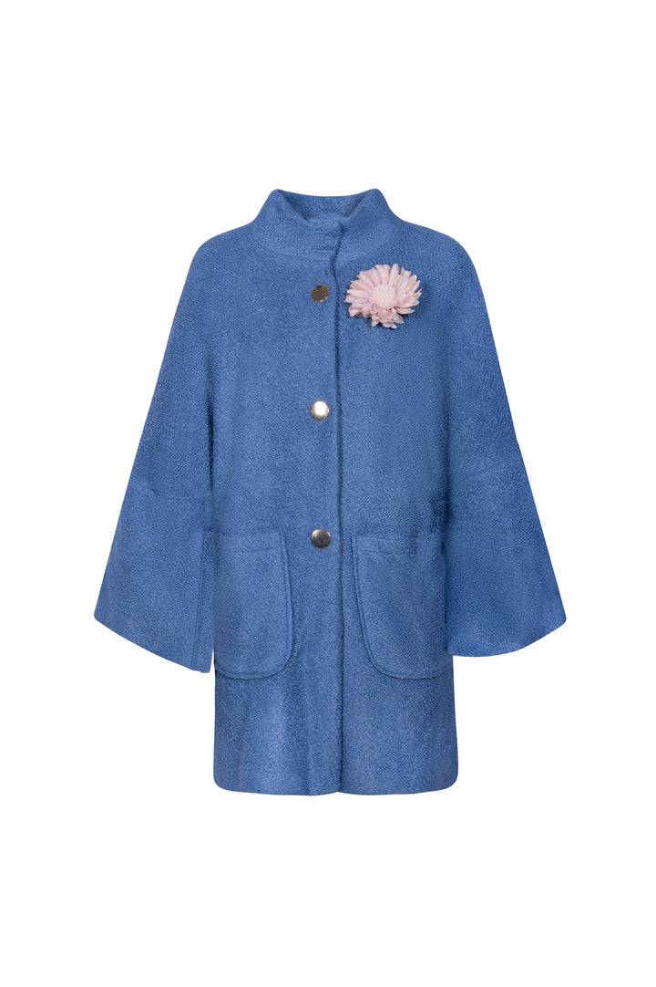 Oltre Tempo Cappotto in bouclè con tasconi e bottoni dorati Fino Al -60%