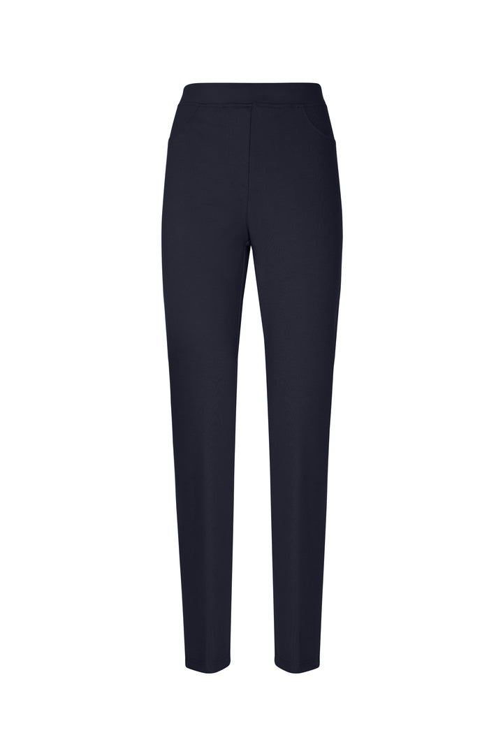 Oltre Tempo Pantalone dritto in punto milano con elastico in vita Qualità Garantita