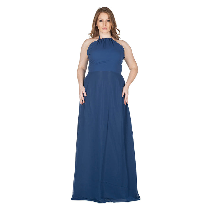 Oltre Tempo Vestito lungo in georgette chiffon Novità