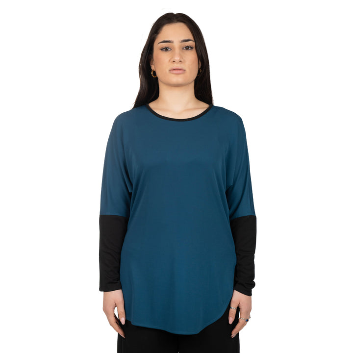 Oltre Tempo Maglia in jersey con contrasti Soddisfazione Garantita