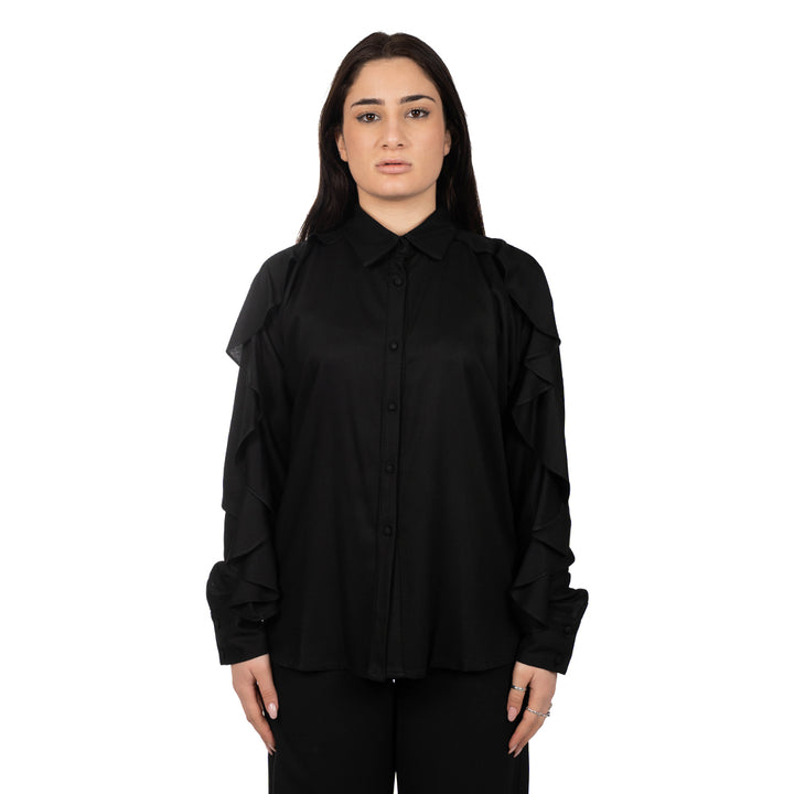 Oltre Tempo Camicia vajella con rouge sulle spalle 2025