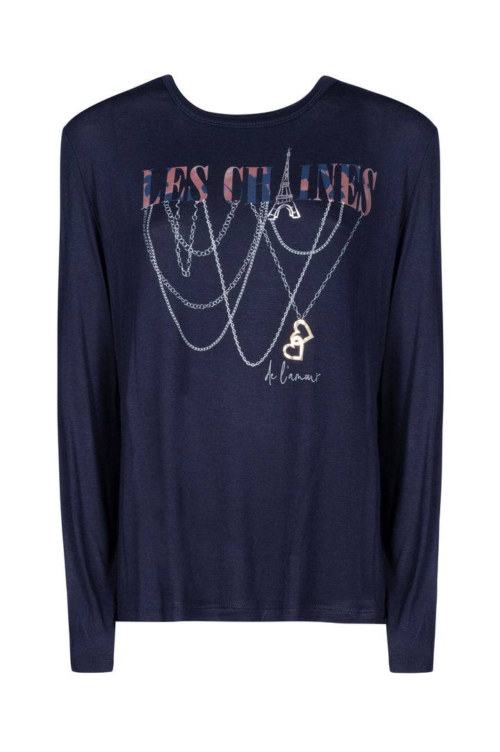 Oltre Tempo T-shirt in viscosa con stampa Pezzi Unici