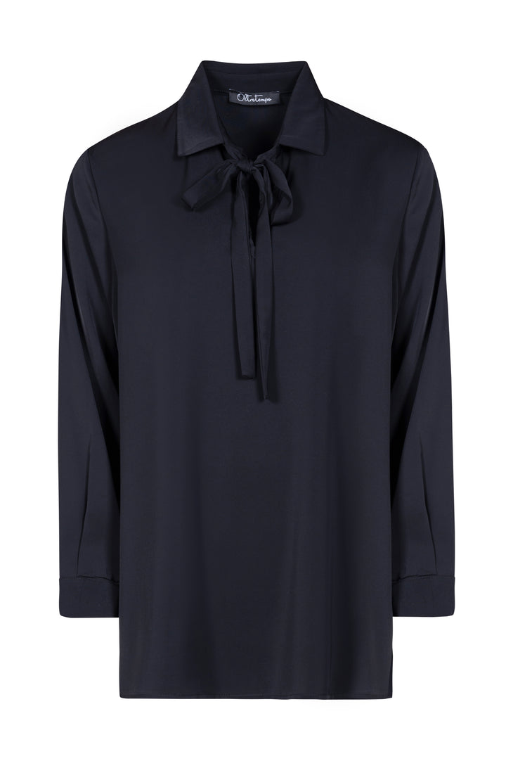 Oltre Tempo Camicia con colletto e fiocco Nuovo