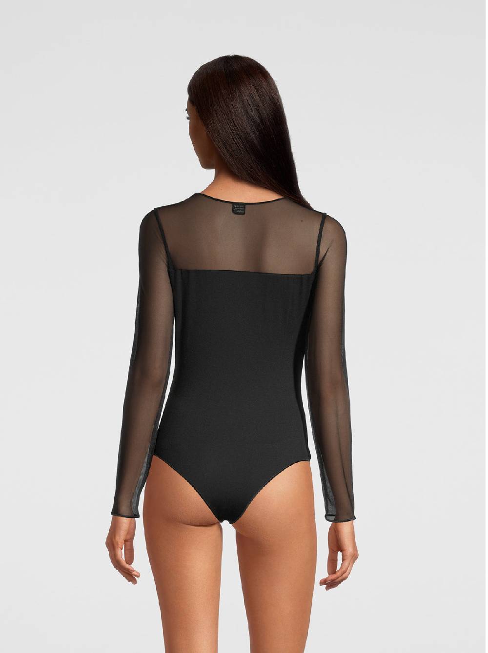 Oscalito Body maniche lunghe con inserto macramè 1388 Acquista Ora