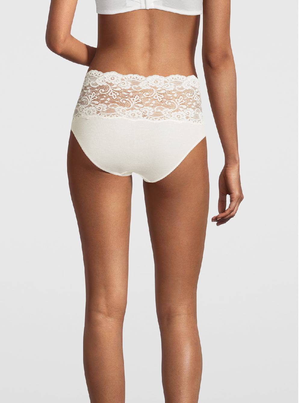 Oscalito Slip a vita alta in Cotone con Pizzo Leavers 4153 Negozi Online