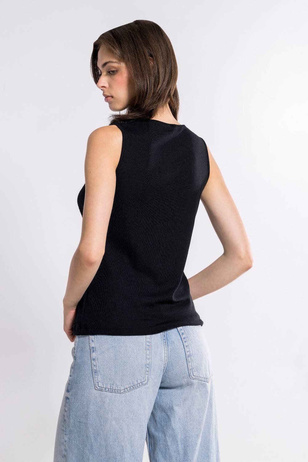 Oscalito Canotta Donna Lana Seta 6874 Esporta salva