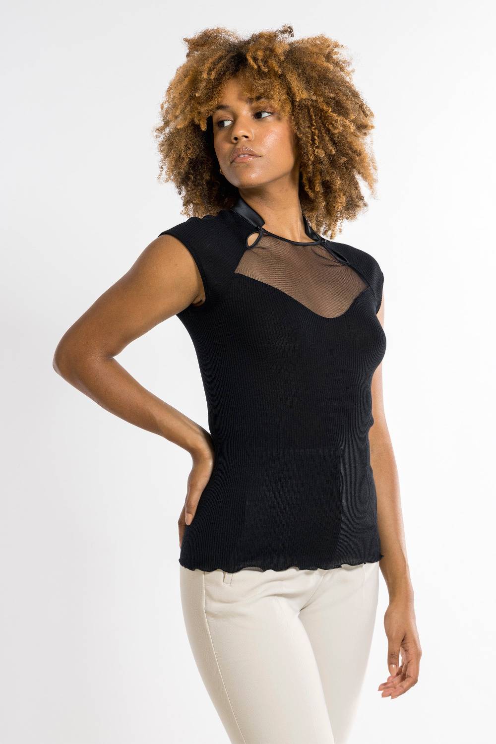 Oscalito Top Donna70% Lana , 30% Seta 6904 Italy