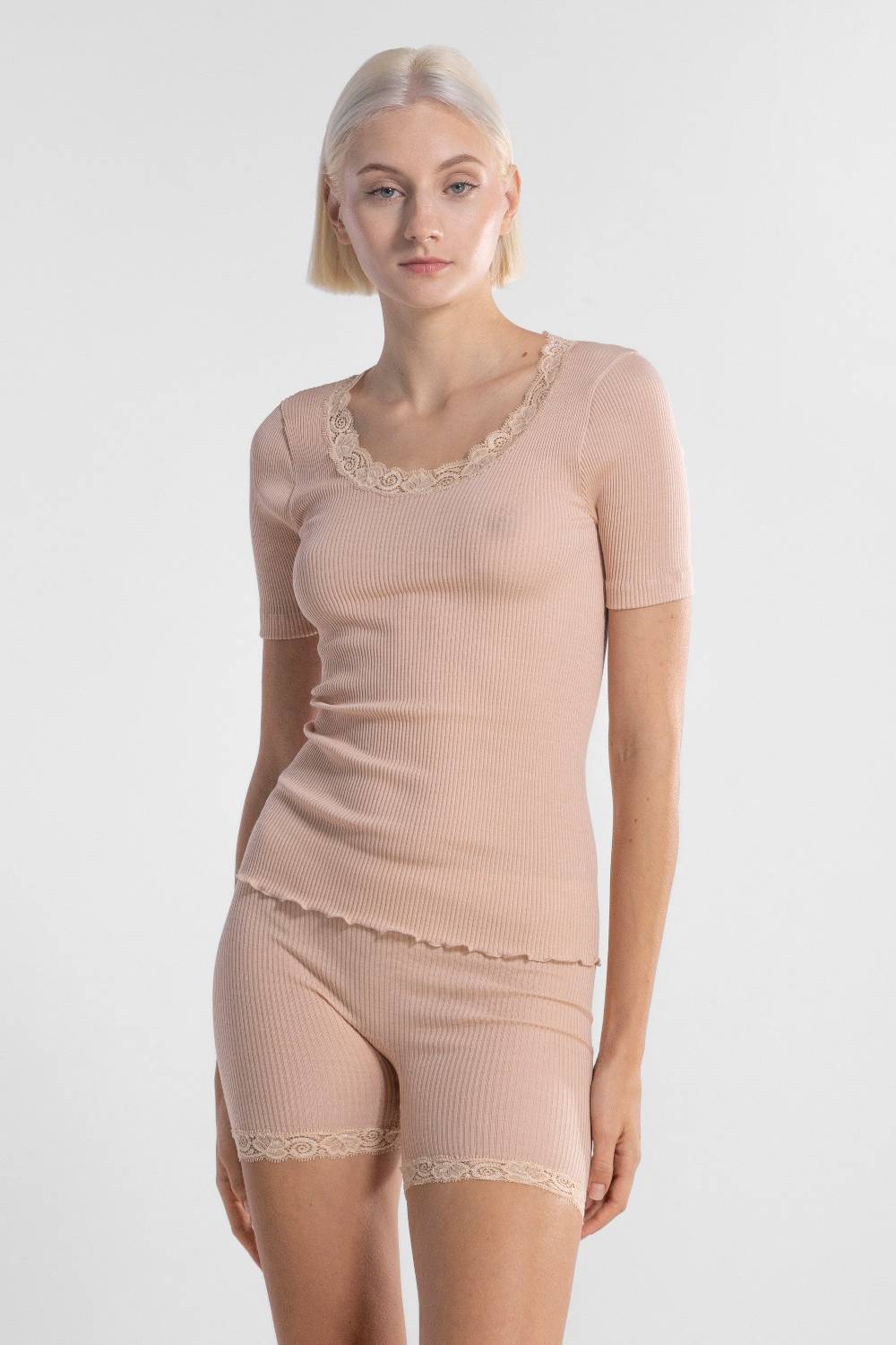 Oscalito T-Shirt Girocollo in Lana e Seta 3414 Nuovo