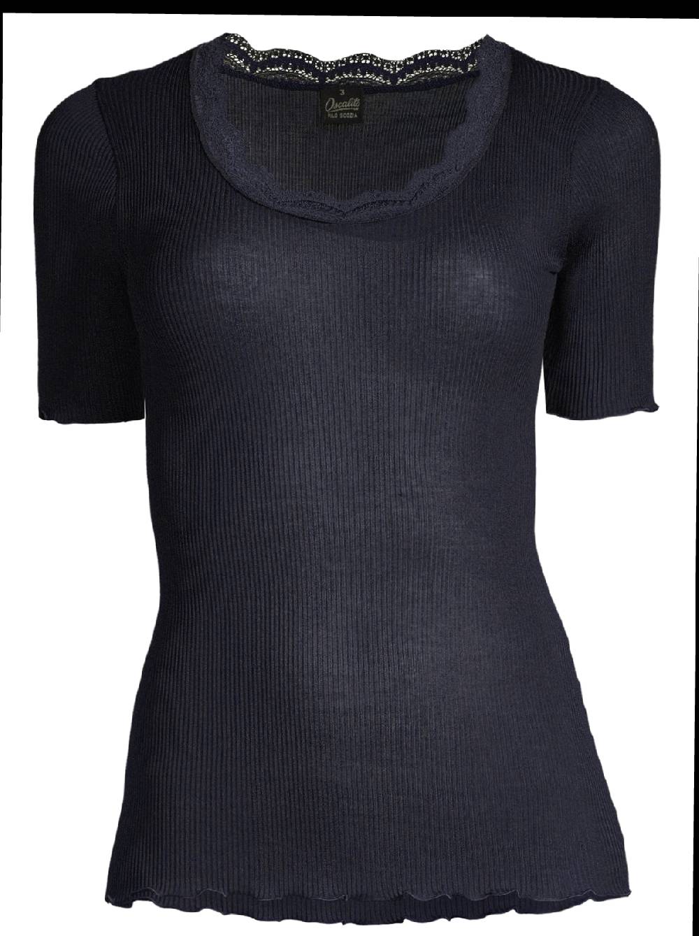 Oscalito T-shirt Filoscozia con Pizzo Leavers 3164 Qualità