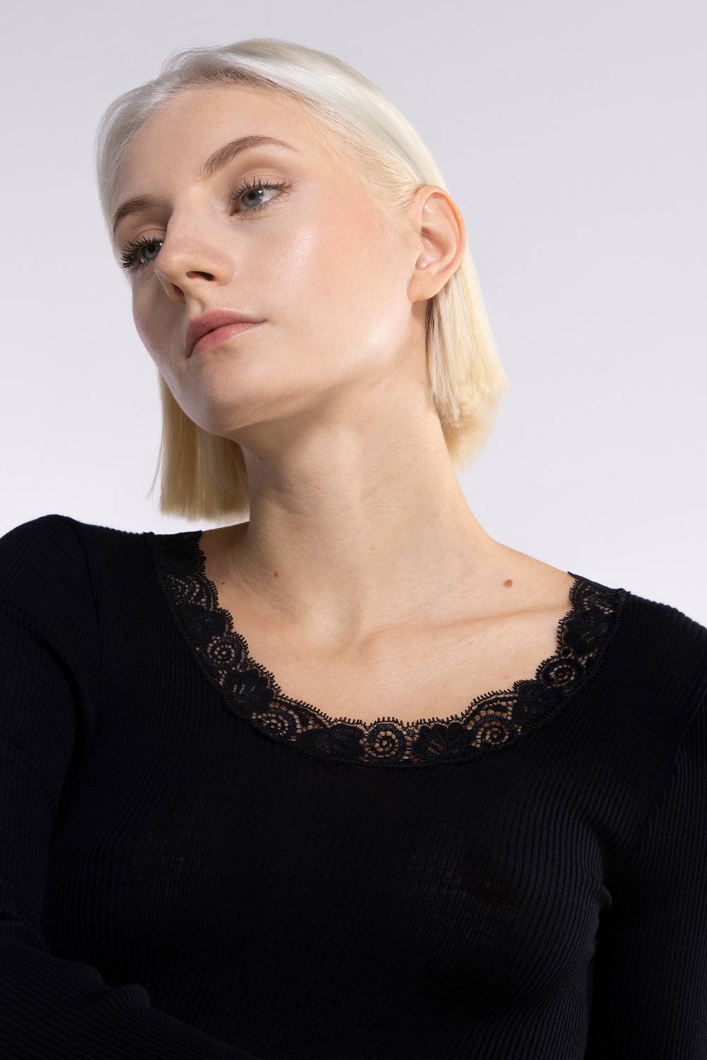 Oscalito Camicia a maniche lunghe in Lana e Seta 3416 Saldi