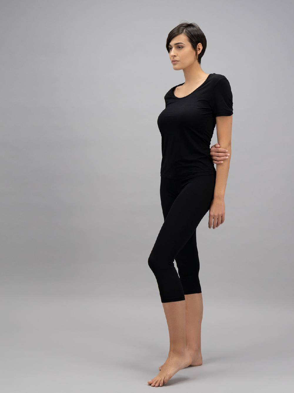 Oscalito Leggings in micromodal a vita alta 1235 Promozione