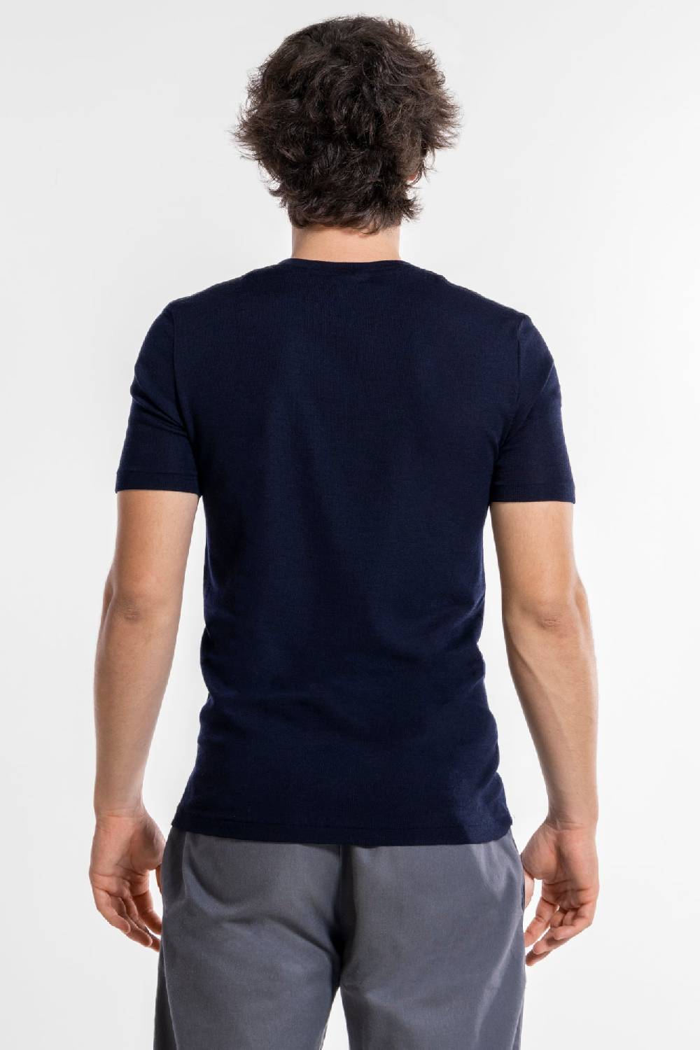 Oscalito T-Shirt Girocollo in Lana e Seta 624 Presa