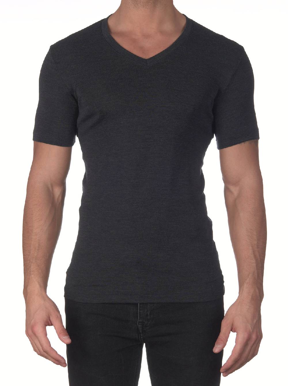Oscalito T-shirt con scollo a V in lana e seta Online