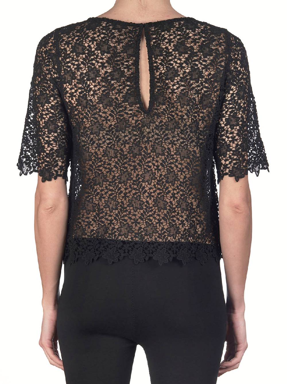Oscalito T-shirt Allover macramè 8042 Saldi