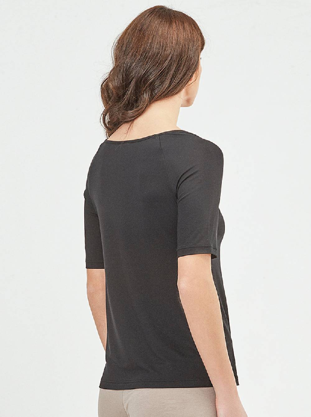 Oscalito T-Shirt in micromodal con Macramè 1371 Hotsell