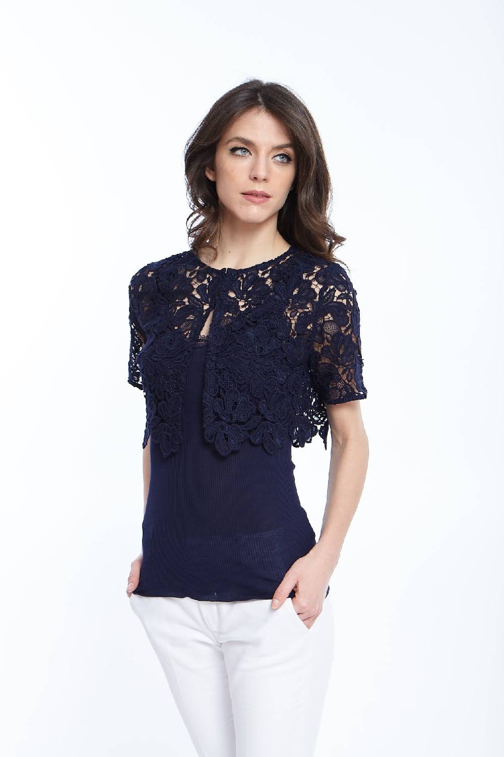 Oscalito Bolero maniche corte 8442 Vendita Calda