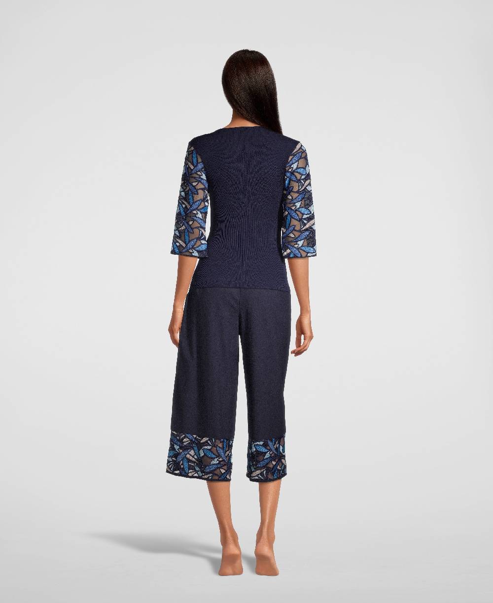 Oscalito Camicia maniche 3/4 Donna 100% Cotone 6744 Vendita Economica