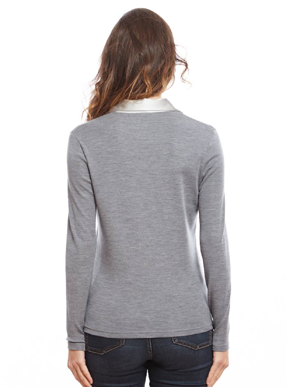 Oscalito Polo manica lunga donna piatta 6352 Novità