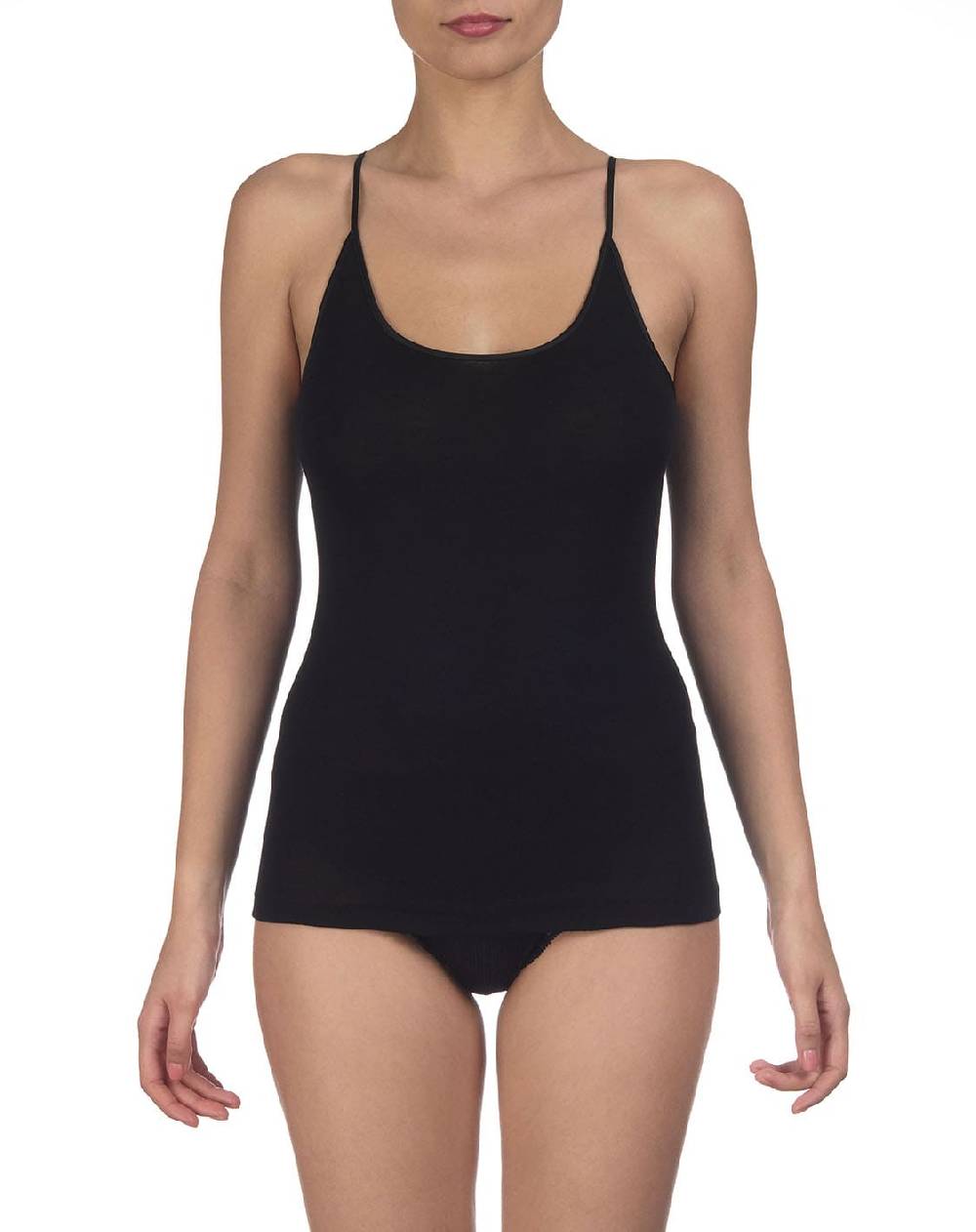 Oscalito Canotta Donna Smanicata in Lana e Seta 3430 Promozione
