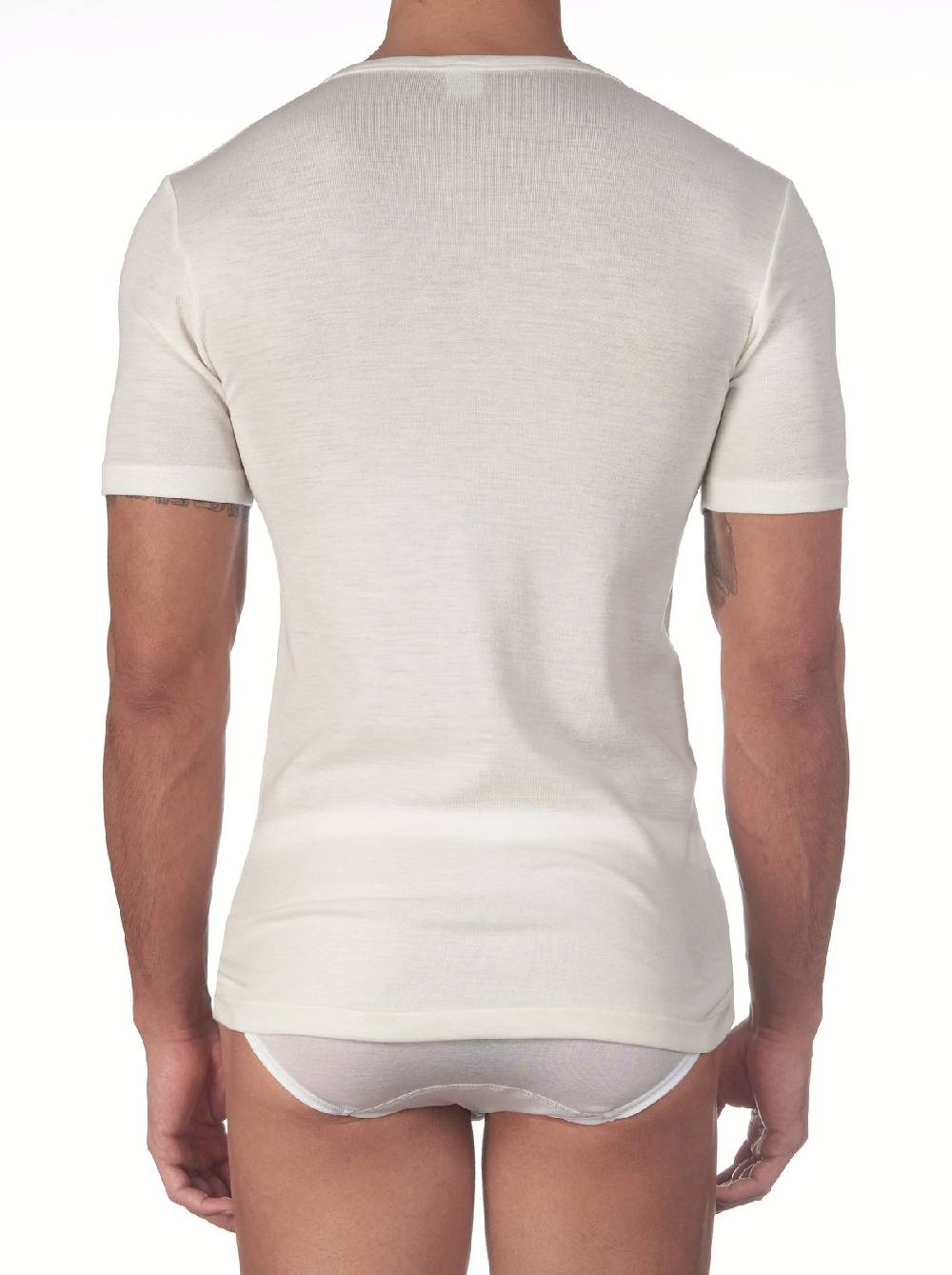 Oscalito T-shirt con scollo a V in lana merino 636 Prezzo Ridotto