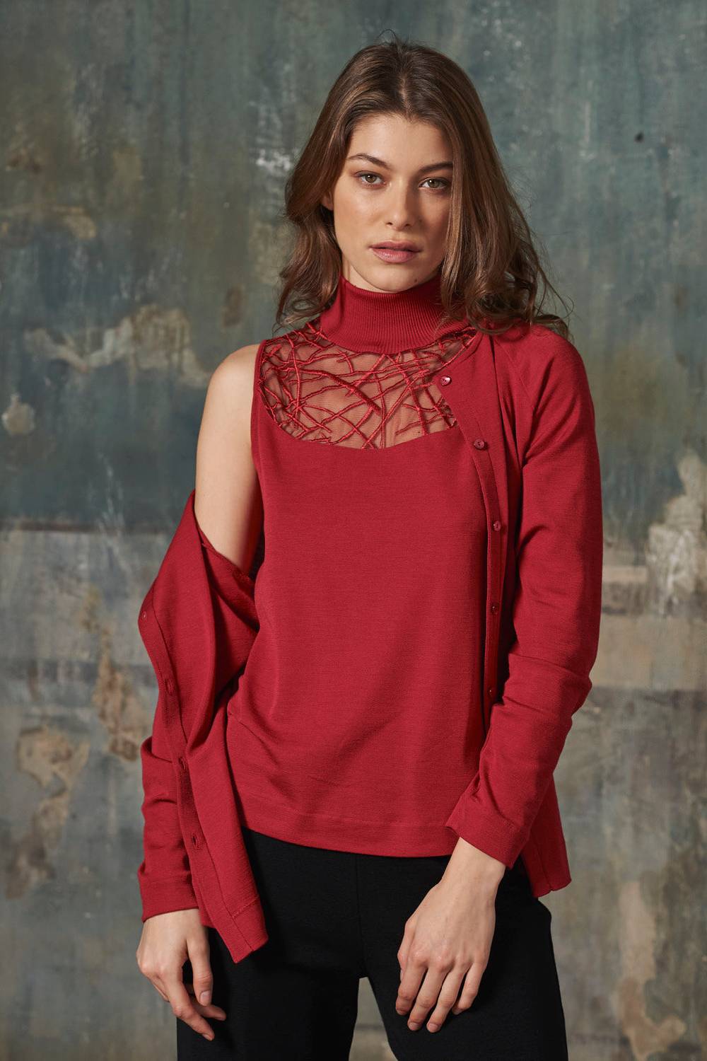 Oscalito Top Donna 70% Lana, 30% Seta 5846 Presa