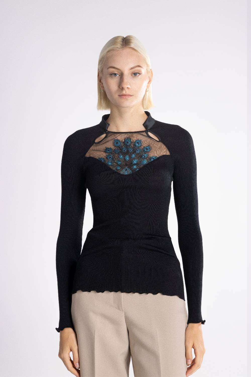Oscalito Maglia a maniche lunghe Donna70% Lana , 30% Seta 6871 Online