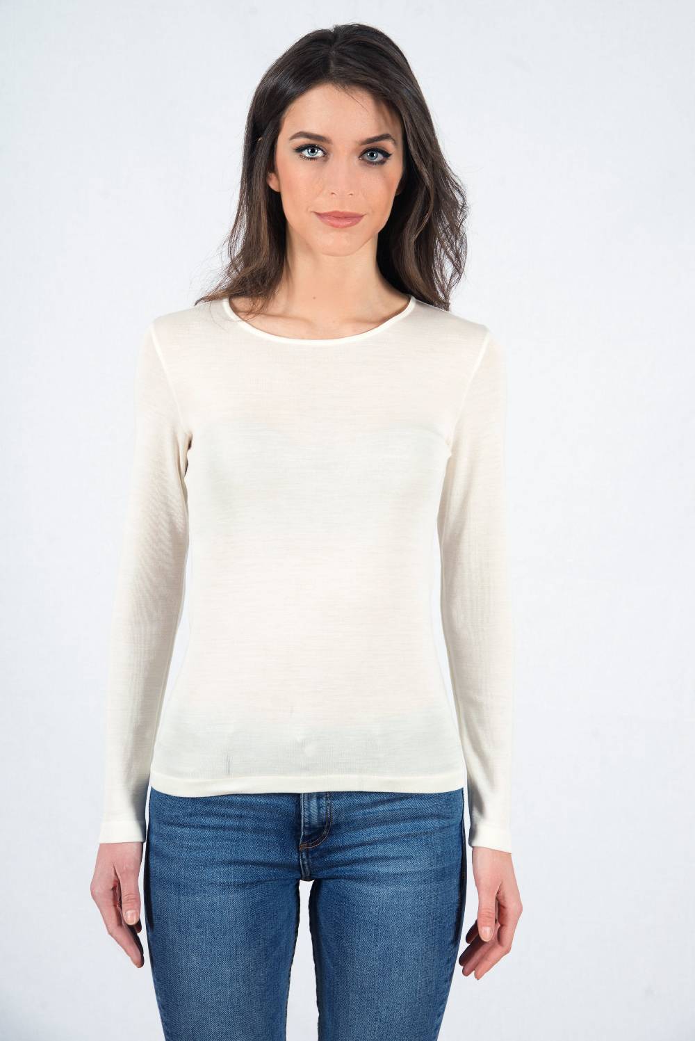 Oscalito Camicia a maniche lunghe lana e seta 3476 Hotsell