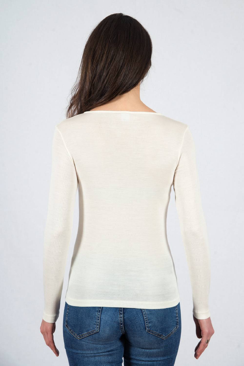 Oscalito Camicia a maniche lunghe lana e seta 3476 Hotsell
