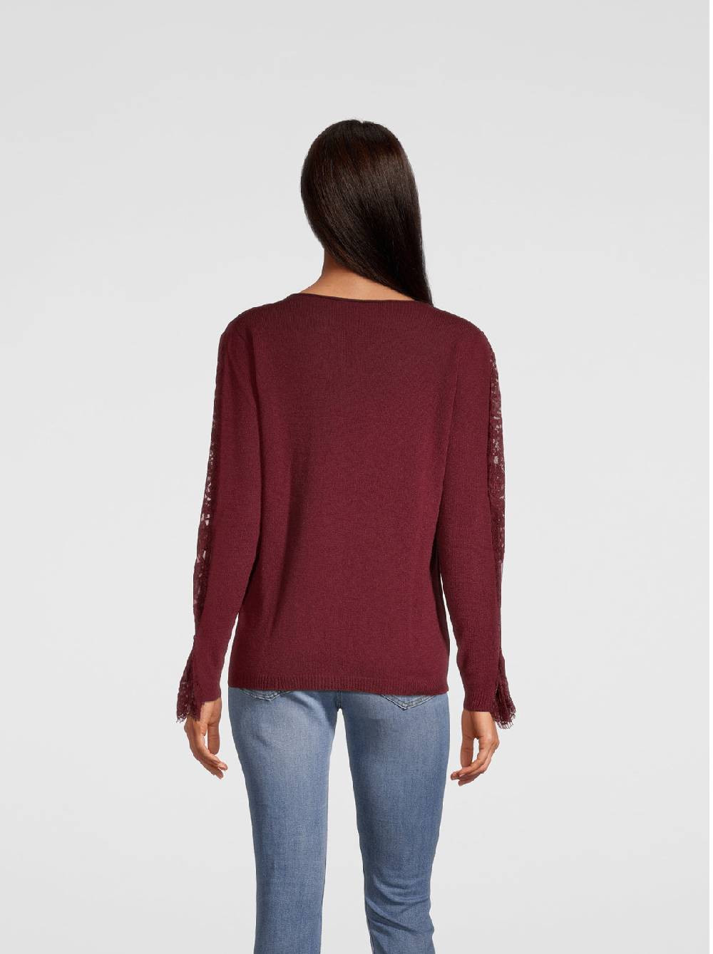 Oscalito Girocollo manica lunga Dentelle de Calais® in Lana Merinos e Cashmere 6438 2025