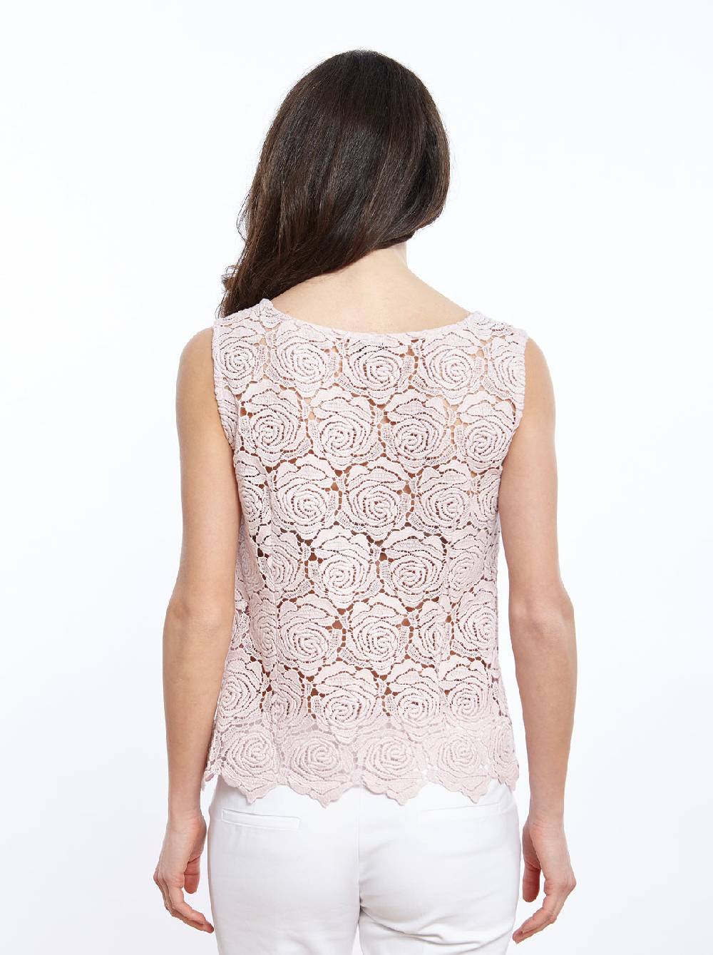 Oscalito Top con Macramè Cotone 4840 Pezzi Unici