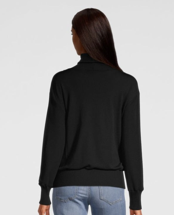 Oscalito The Superior Camicia Dolcevita Maniche Lunghe inserto Lana 6691 Latest fashion