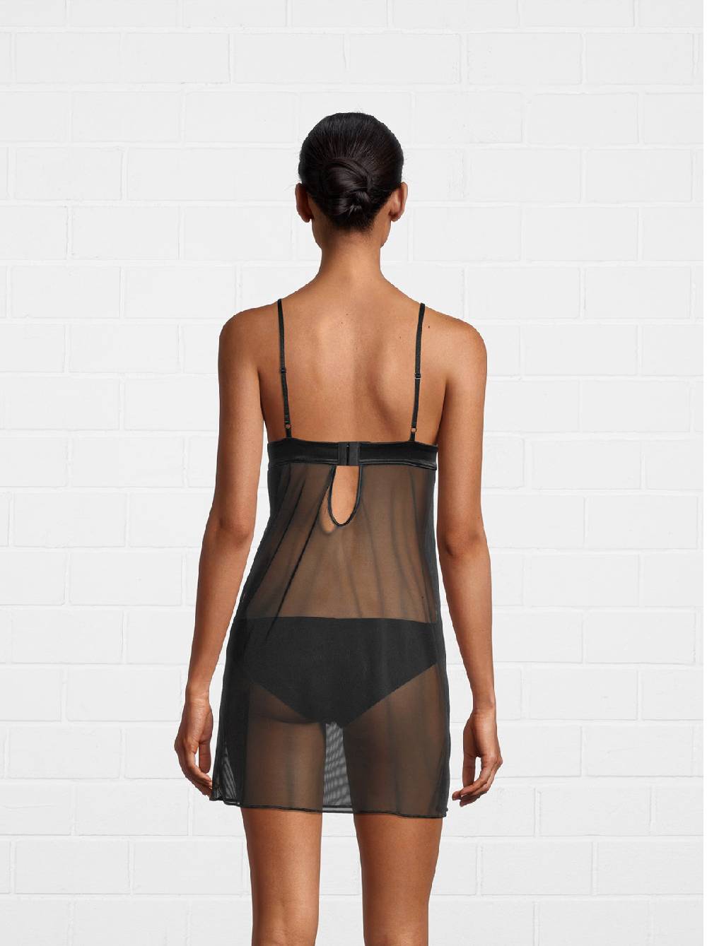 Oscalito Babydoll romantico con pizzo e tulle 6478 Ultimi tre giorni